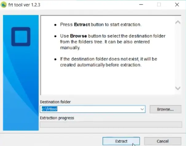 Extract FRT Tool Pro Files